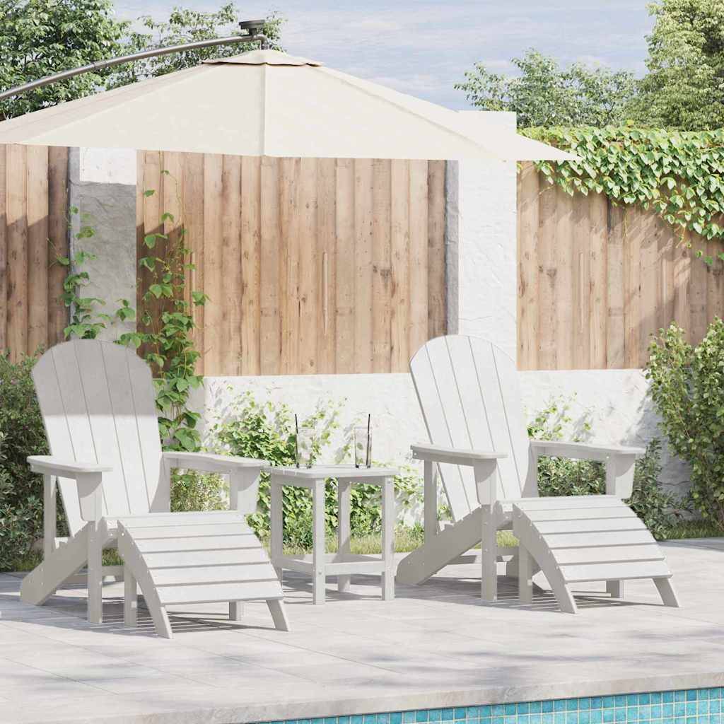 Chaise de jardin Polyéthylène Blanc 83 x 74 x 92 cm, Poids :47.84kg - PANGIVO - Image 1