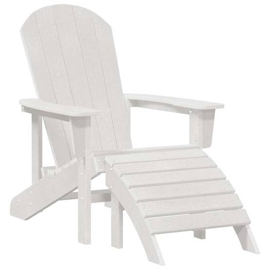 Chaise de jardin Polyéthylène Blanc 83 x 74 x 92 cm, Poids :47.84kg - PANGIVO - Image 5