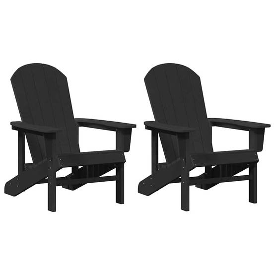 PANGIVO - Chaise de jardin Polyéthylène Noir 82 x 74 x 92 cm, Poids :36kg - PANGIVO - Image 2