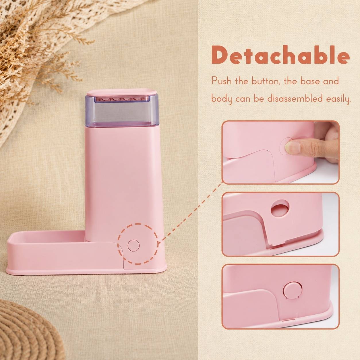 Lot de 2 Distributeurs Automatique Eau Nourriture Animaux 3,8L Acier Inoxydable Sans Électricité - Image 5