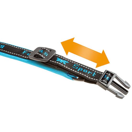 Ferplast - Ferplast Collier Chien SPORT DOG, Collier pour Chien de Taille Grande, Rembourrage Doux, Coutures réfléchissantes, Étiquette pour le nom de l'animal, - Imagen 3