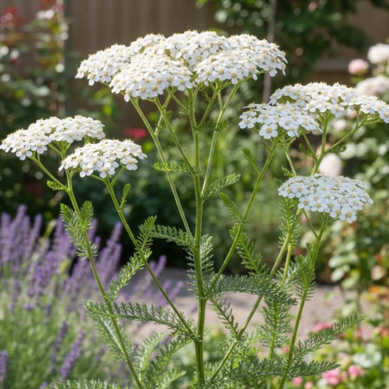 Achillée millefeuille à fleurs Blanche/ - feuillage Caduc - Godet - 5/20 cm - Imagen 1