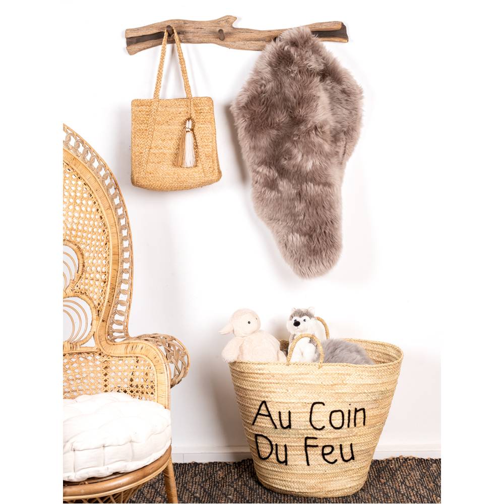 Aubry Gaspard - Sac rectangulaire en jute naturel - Imagen 2