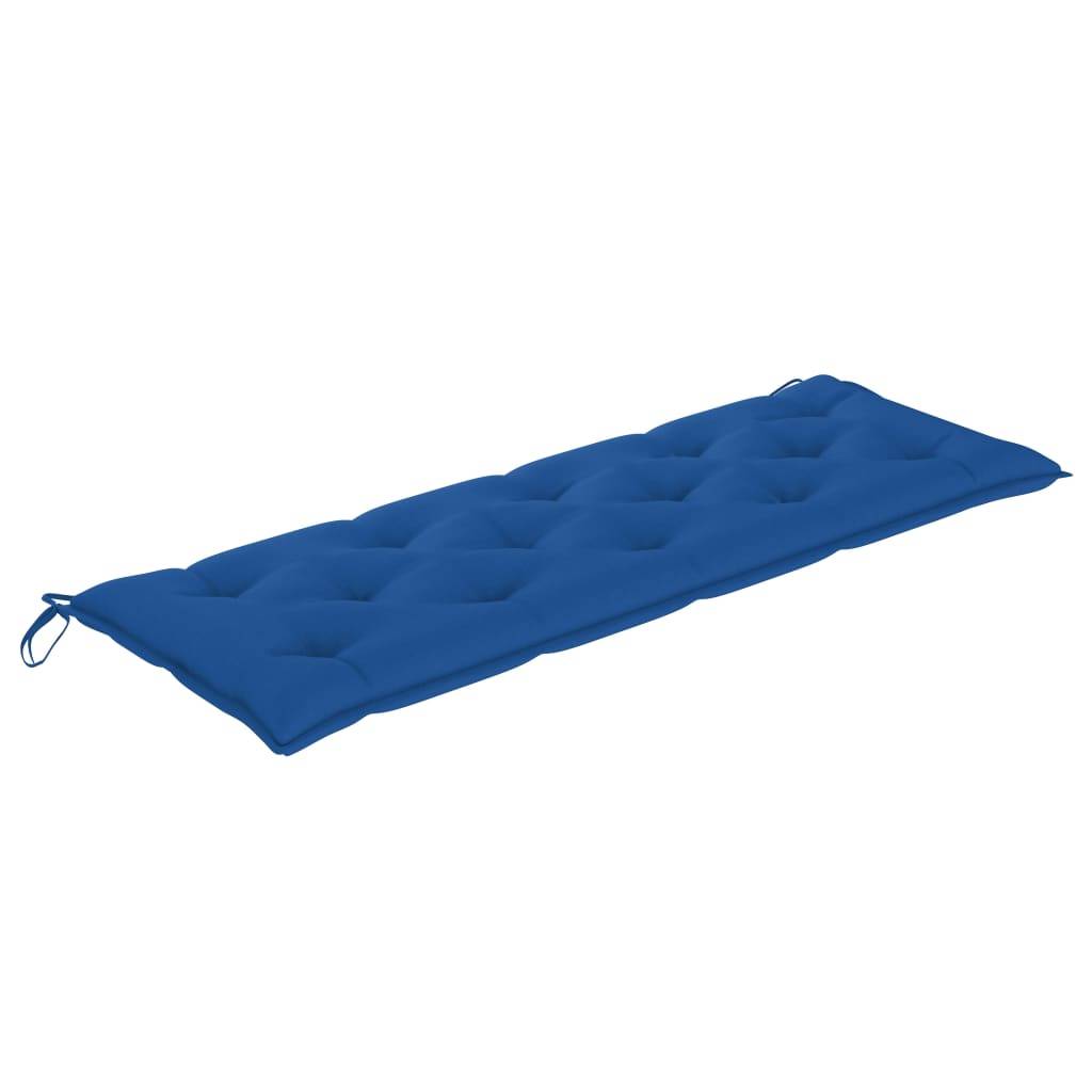 Helloshop26 - Banc de jardin meuble de patio d'extérieur terrasse avec coussin 157 cm bois d'acacia massif - Imagen 6
