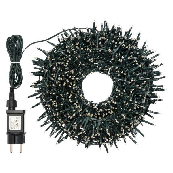 Lotti - Guirlande lumineuse Boa blanc chaud doré 20M D6cm 1000 mini LED Multiflash 31V IP44 Lotti - Imagen 3