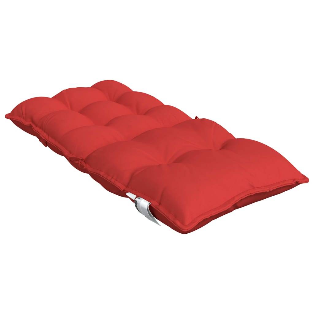 Lot de 2 Coussins d'extérieur - Coussins de chaise à dossier bas - Coussins de Siège pour intérieur et extérieur rouge tissu oxford - Image 6