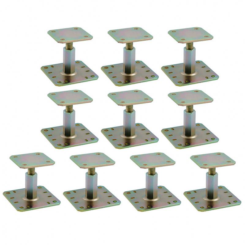Lot de 10 Pieds de poteau réglables APRN100/150 SIMPSON - Image 1