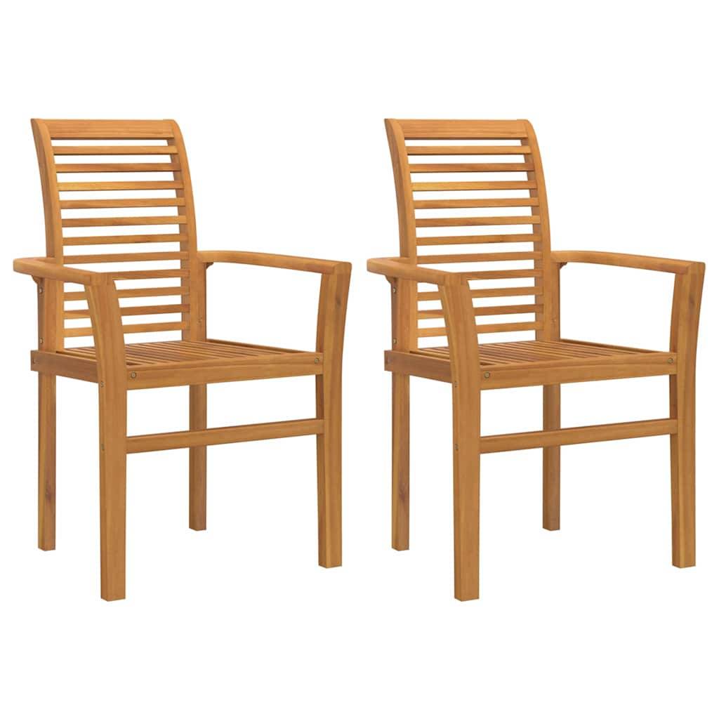 Chaise De Jardin empilable - Fauteuil De Jardin Marron 62,5 x 54,5 x 95,5 cm