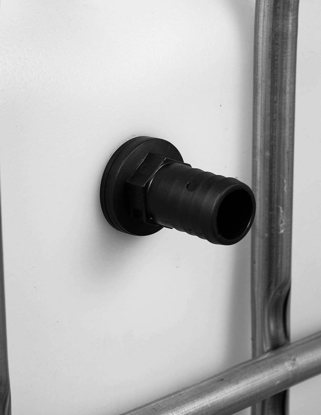 Trop-plein cuve eau 1000L - Embout droit Diamètre 25 mm - Imagen 2