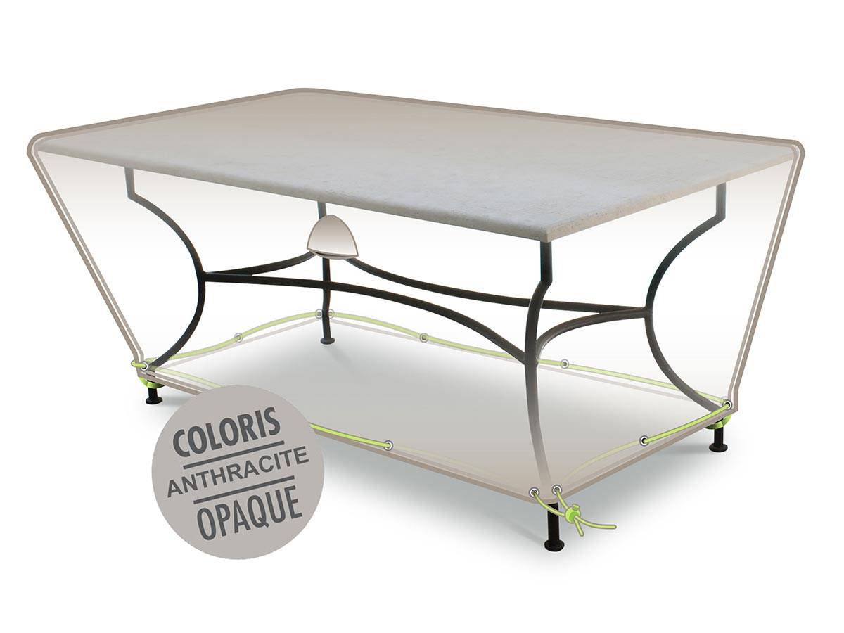 Housse de protection Cover Air pour table rectangulaire 6-8 personnes - 210 x 100 x 50 cm - Jardiline - Imagen 1