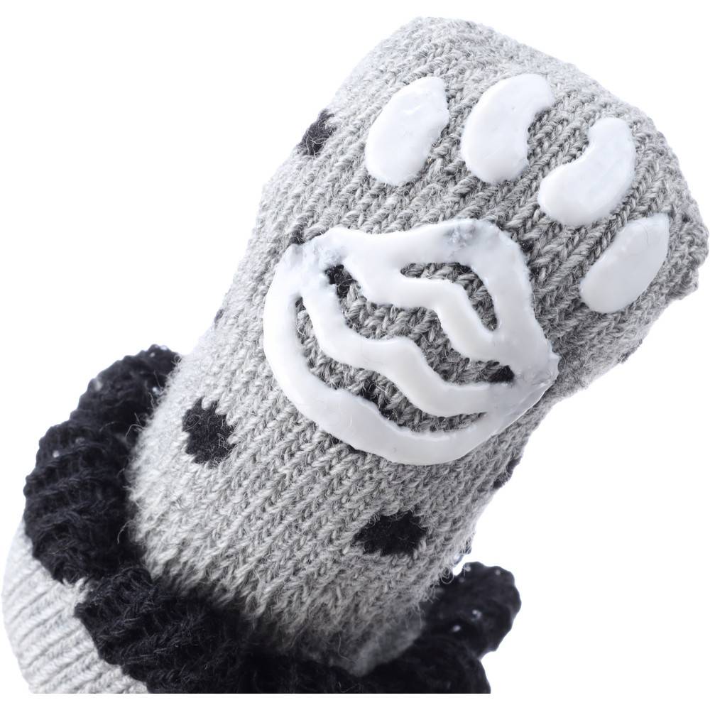 Chaussettes Asia taille S 4 pièces Grise pour chien - Image 1