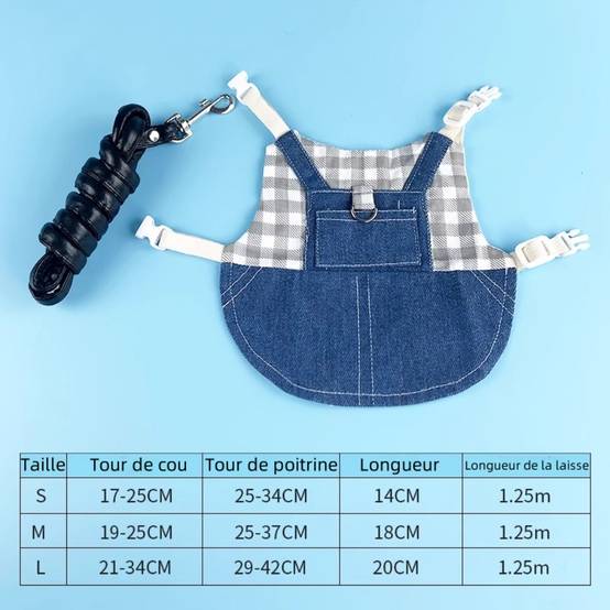 Harnais pour lapin et chat s - IntiMeg - Image 2