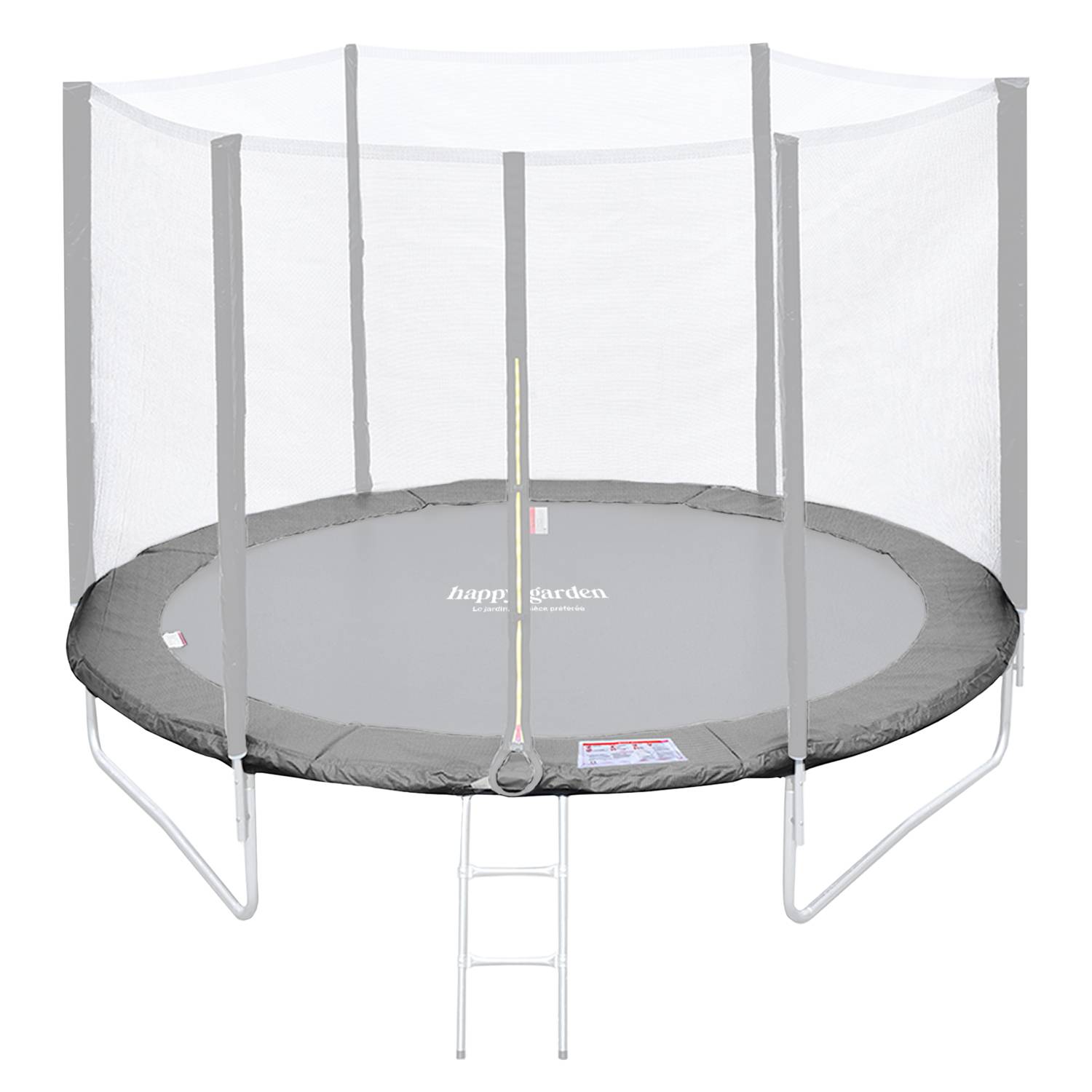 Matelas de protection réversible pour trampoline Ø245cm CANBERRA - gris/rose - HAPPY GARDEN - Imagen 5