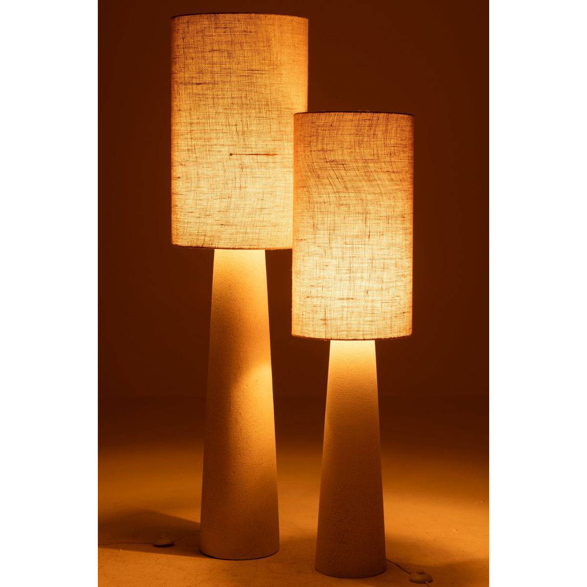 J-Line - Lampadaire en Fibre de Verre "Ava" 168cm Naturel - Image 6