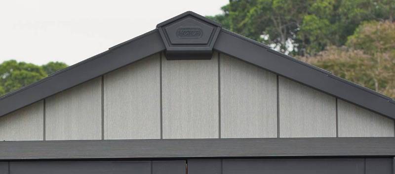 Keter - Abri Jardin Résine "brossium Oakland 759" -  6,6 M² - 229 X 287 X 242 Cm - Gris Brossé - Imagen 9