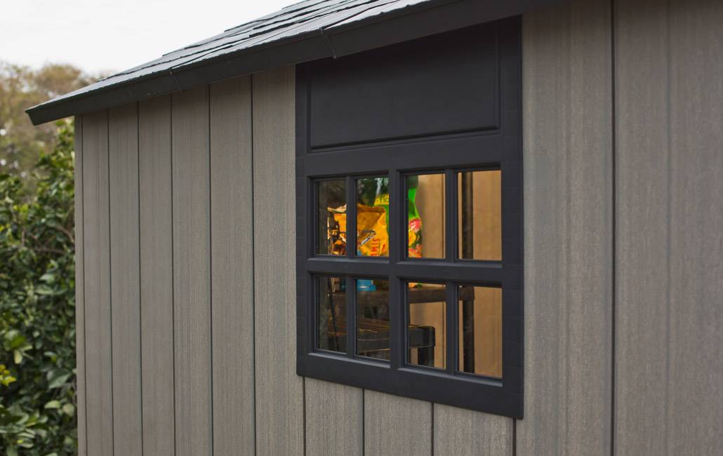Keter - Abri Jardin Résine "brossium Oakland 759" -  6,6 M² - 229 X 287 X 242 Cm - Gris Brossé - Imagen 5