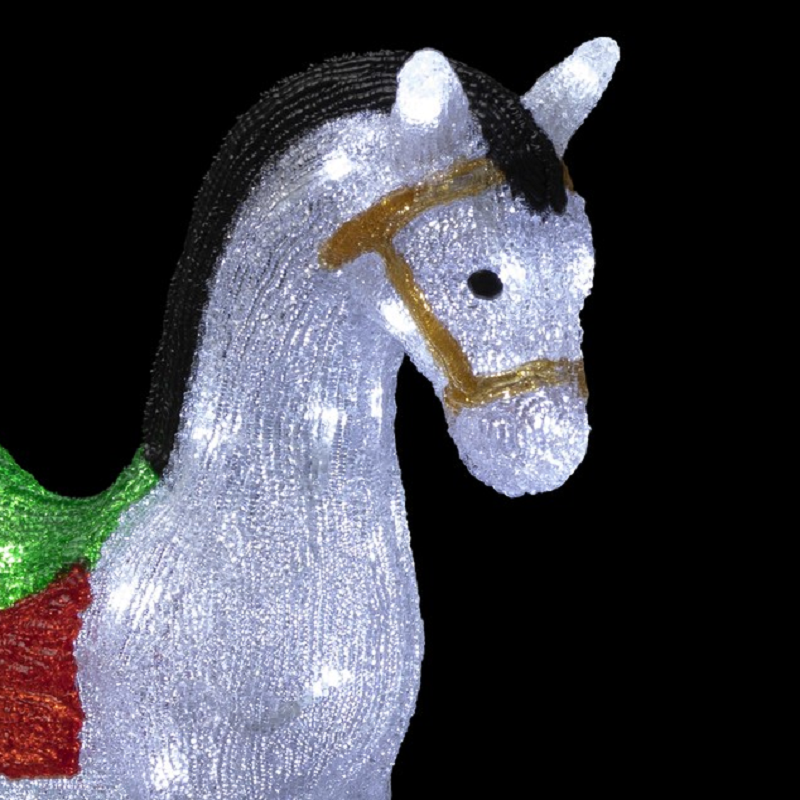 Cheval lumineux extérieur H50cm 70 LED + transfo  FEERIC LIGHTS & CHRISTMAS - Image 2
