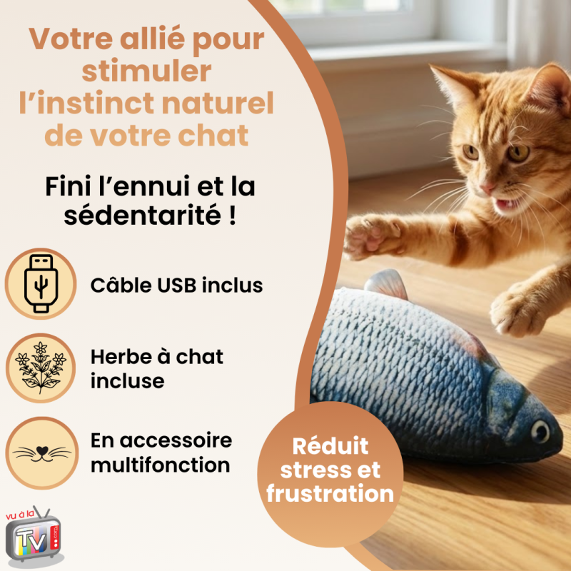 X 2 Jouet chat | Jouet pour chat interactif à mouvement automatique- VENTEO - Image 5