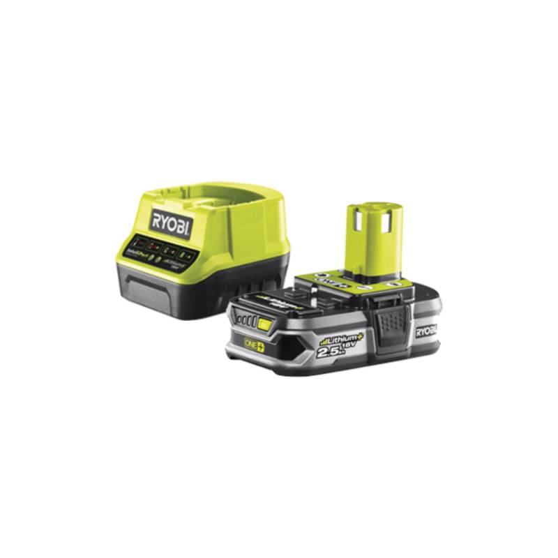 Ryobi - Pack RYOBI coupe bordures hybride 18V One+ - 1 batterie 2.5Ah LithiumPlus - 1 chargeur rapide - bobine fil rond 15m diamètre 1.6mm violet universel - Image 3