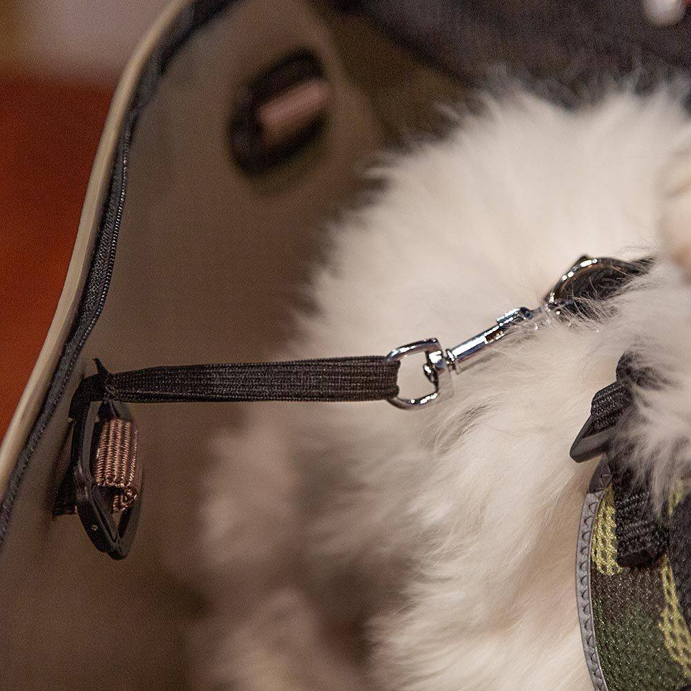 Ferplast - Sac pour Petits Animaux WITH ME PRO max 8 kg, Réseau de Protection et Poignées Réglables - Imagen 5