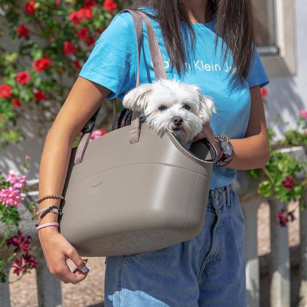 Ferplast - Sac pour Petits Animaux WITH ME PRO max 8 kg, Réseau de Protection et Poignées Réglables - Imagen 3
