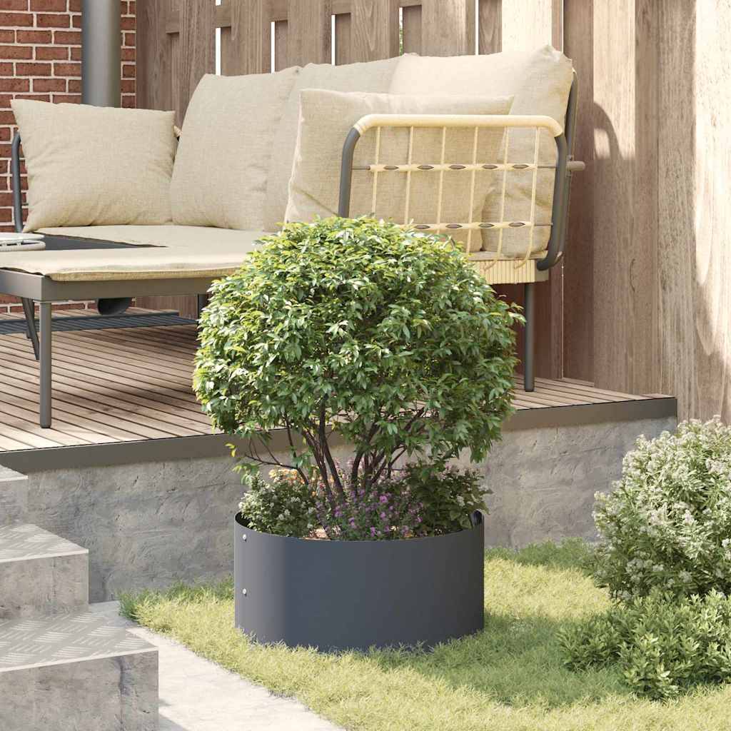 Maison Chic - Cache-pot, Pot De Fleurs Anthracite 40 x 40 x 20 cm Acier g321 - Image 4