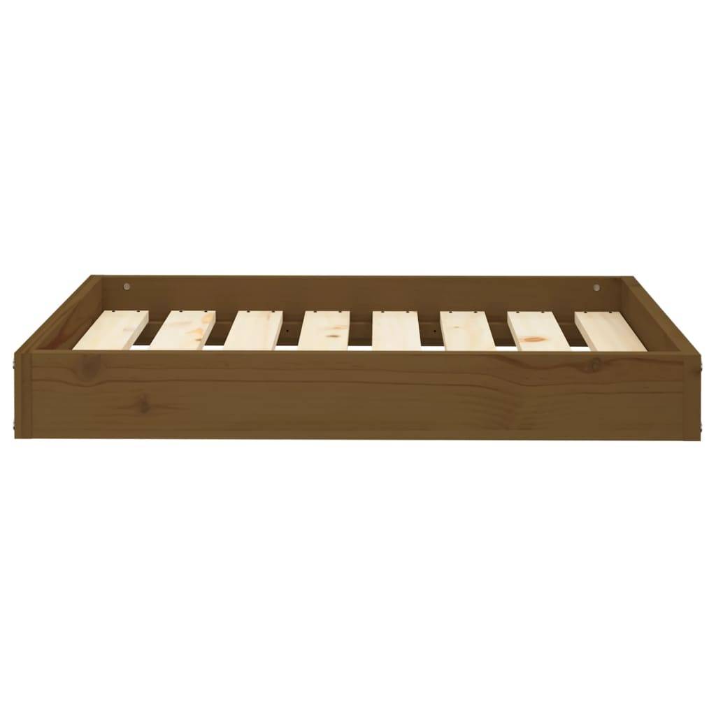 Vidaxl - Lit pour chien Marron miel 71,5x54x9 cm Bois de pin solide vidaXL 820859 - Imagen 4