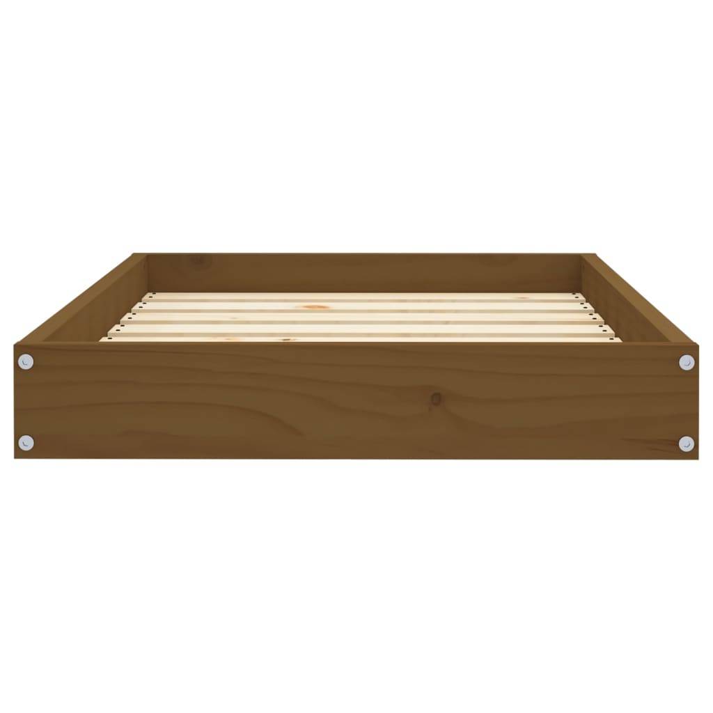 Vidaxl - Lit pour chien Marron miel 71,5x54x9 cm Bois de pin solide vidaXL 820859 - Imagen 5