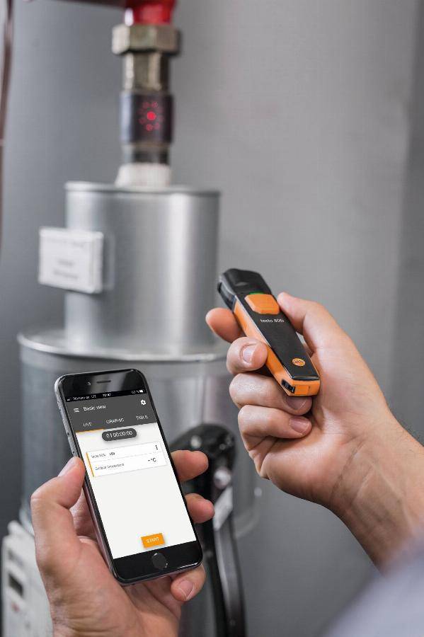Thermometre infrarouge avec commande via smartphone 805I - TESTO - 0560 1805 - Imagen 3