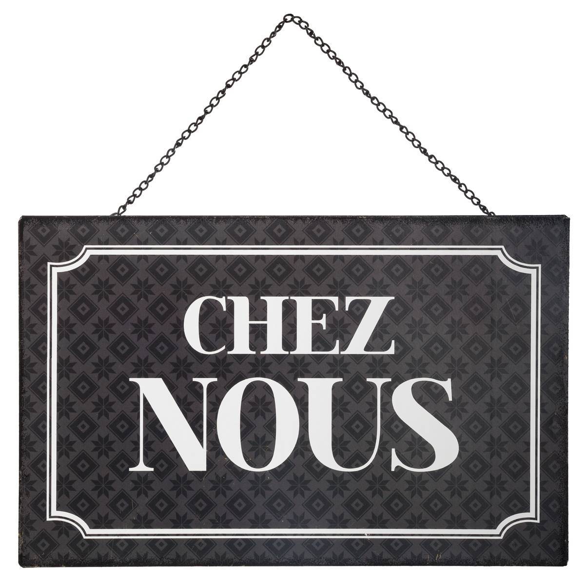Atmosphera - Plaque "Leodie" 28x18cm - Atmosphera Créateur d'intérieur - Imagen 1