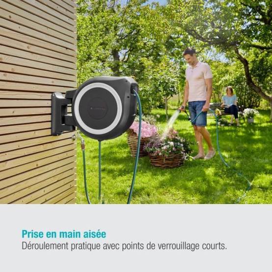 Gardena - Dévidoir automatique mural RollUp M/L 25 m Gardena - Image 5