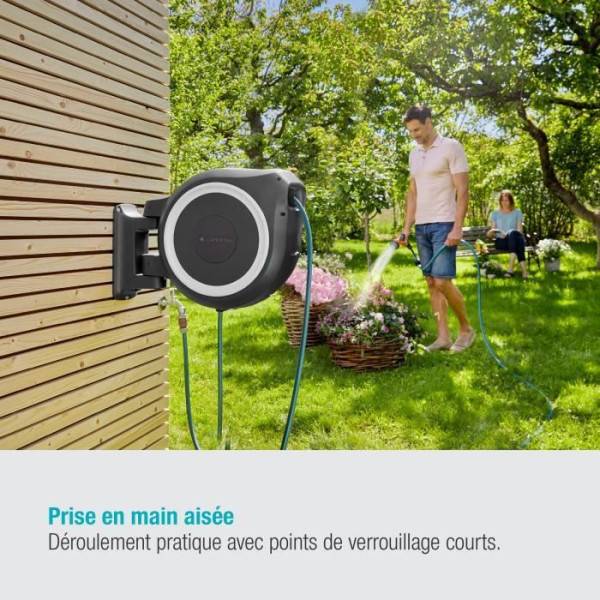 Gardena - Dévidoir automatique mural RollUp M/L 25 m Gardena - Image 5