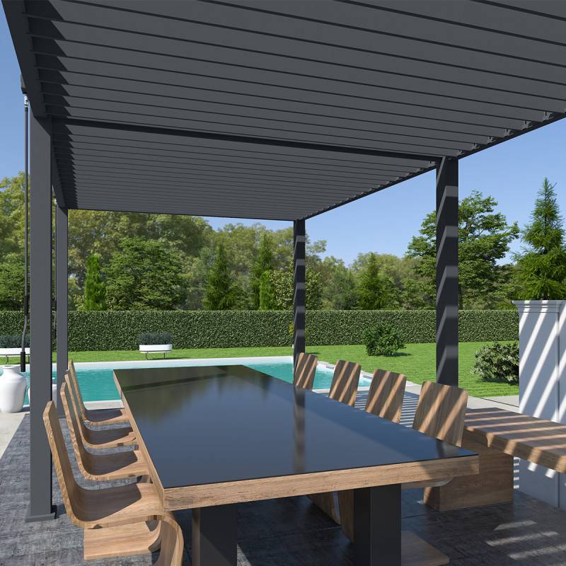 Autre - Pergola Bioclimatique 3x6M autoportante Chalet-Jardin - Imagen 5