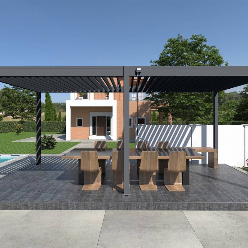 Autre - Pergola Bioclimatique 3x6M autoportante Chalet-Jardin - Imagen 4