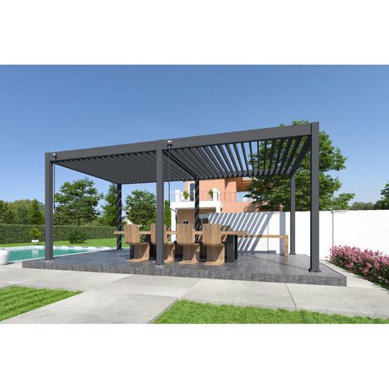Autre - Pergola Bioclimatique 3x6M autoportante Chalet-Jardin - Imagen 2