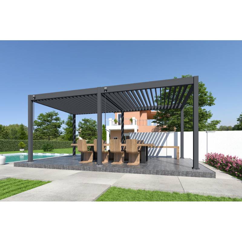 Autre - Pergola Bioclimatique 3x6M autoportante Chalet-Jardin - Imagen 2