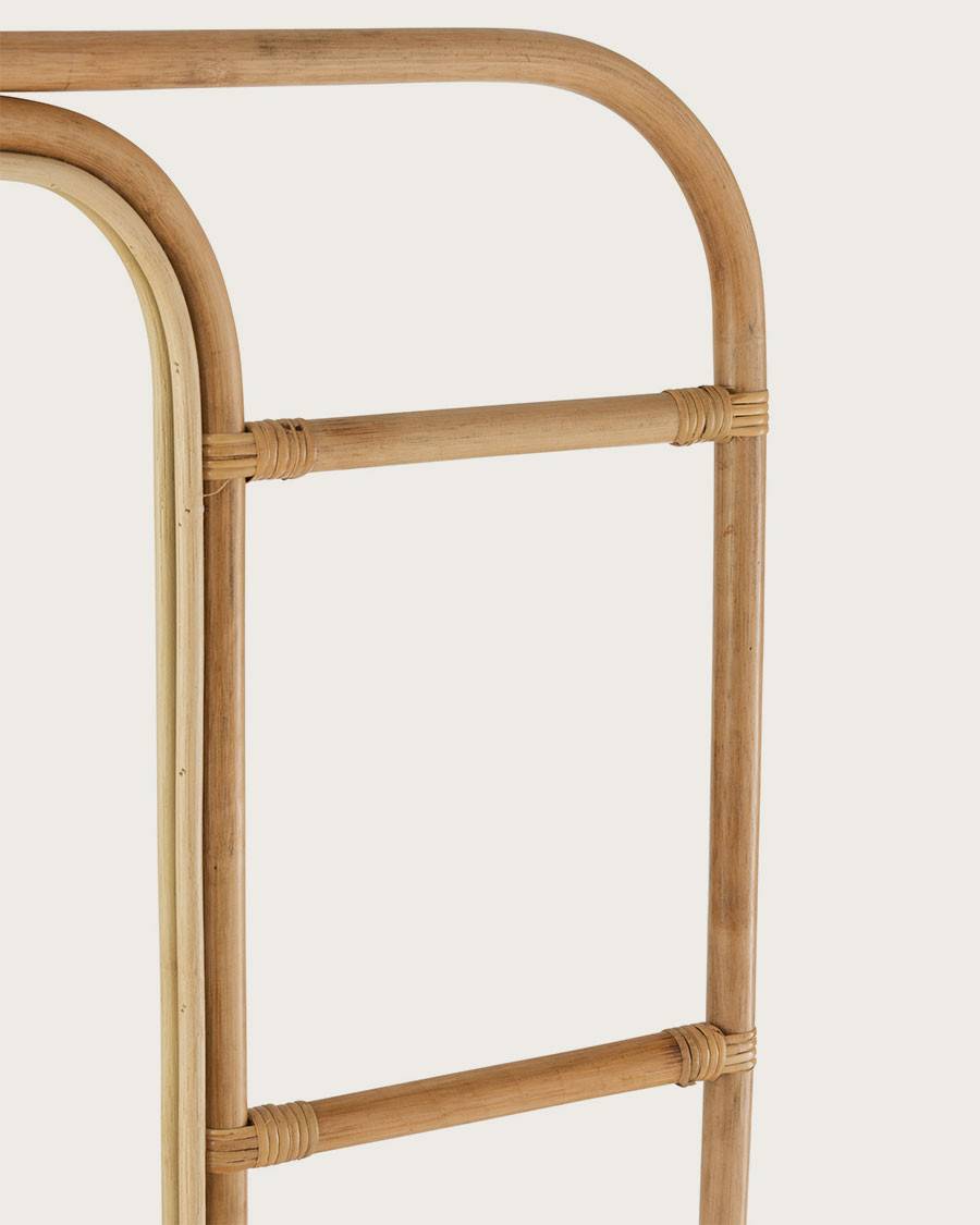 Lana - Miroir échelle vertical en rotin tressé - UNIQKA - Imagen 4