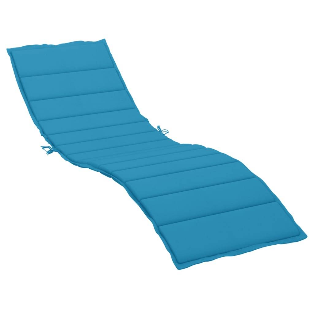 PANGIVO - Coussin de chaise longue tissu oxford bleu 200 x 50 x 3 cm - PANGIVO - Image 2
