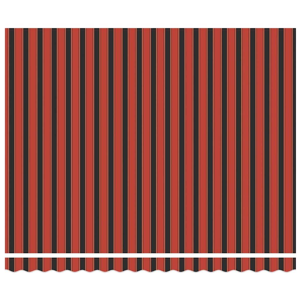 Store banne motorisé en aluminium pour jardin avec télécommande 4x3m orange/marron - ComfortXL Outdoor Living - Image 3