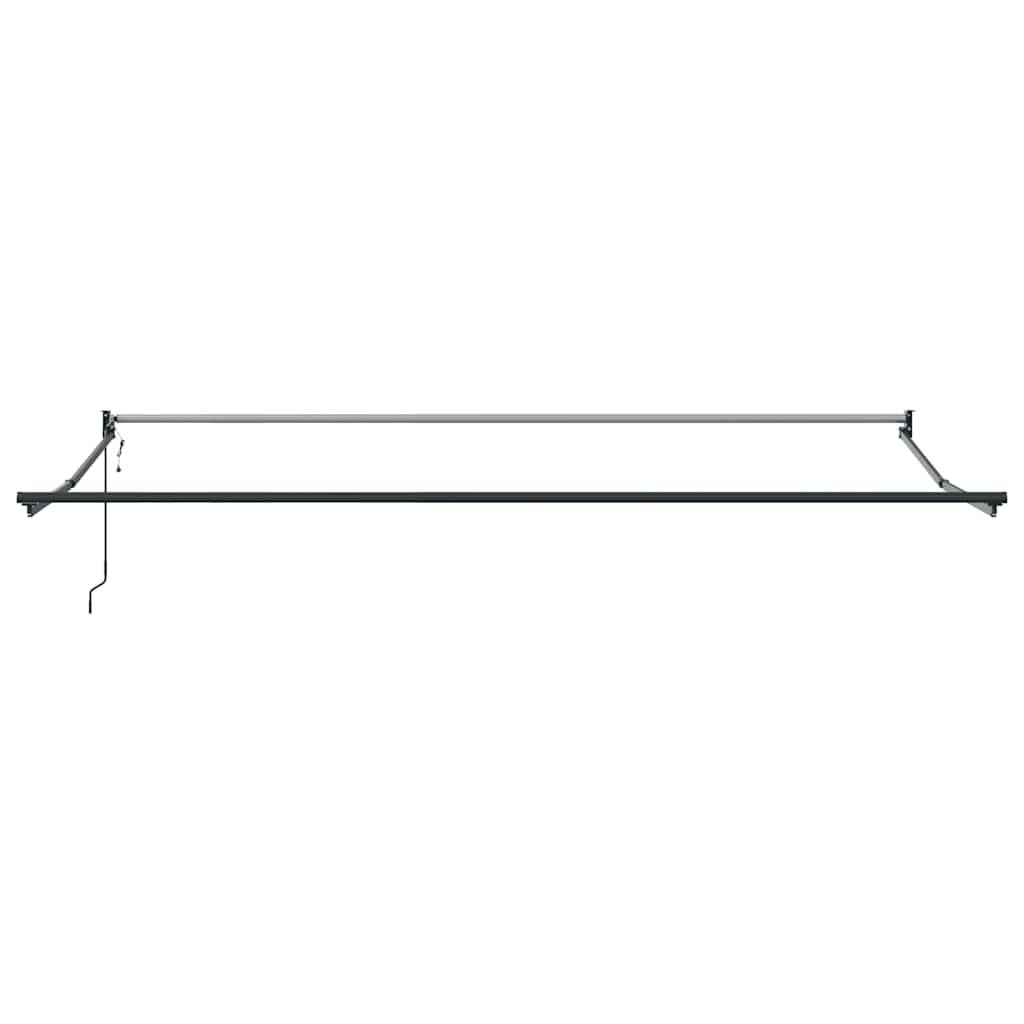 Store banne motorisé en aluminium pour jardin avec télécommande 4x3m orange/marron - ComfortXL Outdoor Living - Image 4