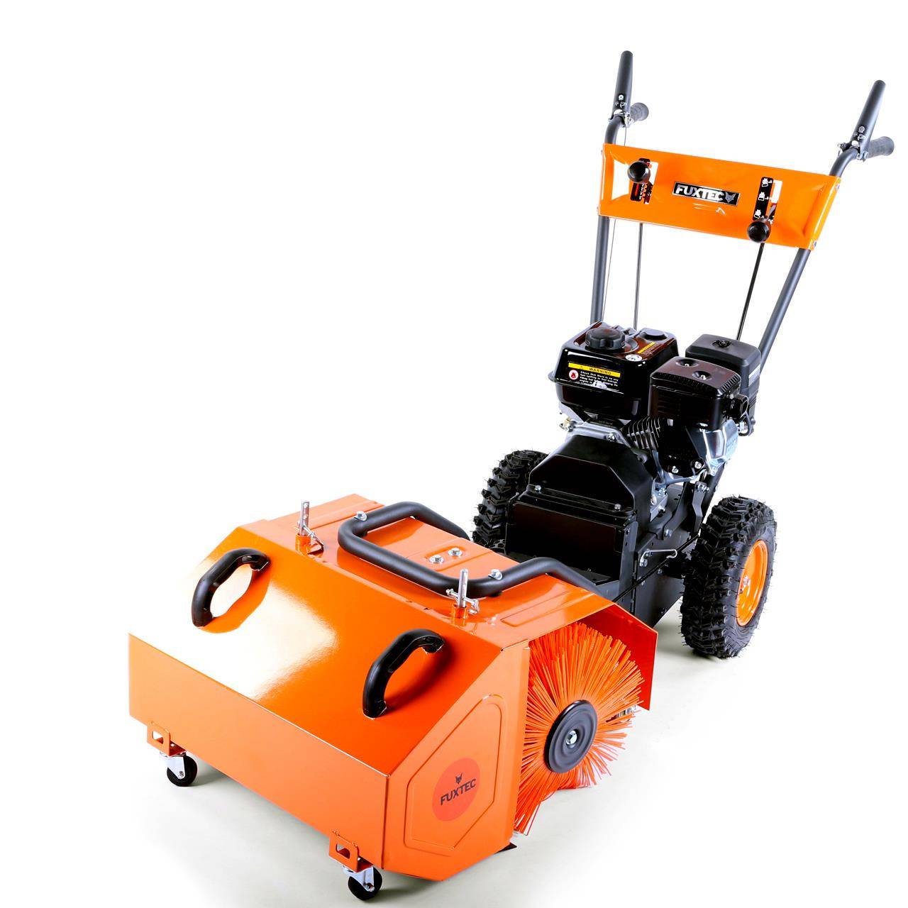 FUXTEC - Balayeuse déneigeuse thermique - FUXTEC FX-KM196 - avec brosse de balayage, sans embout optionnel - Image 8