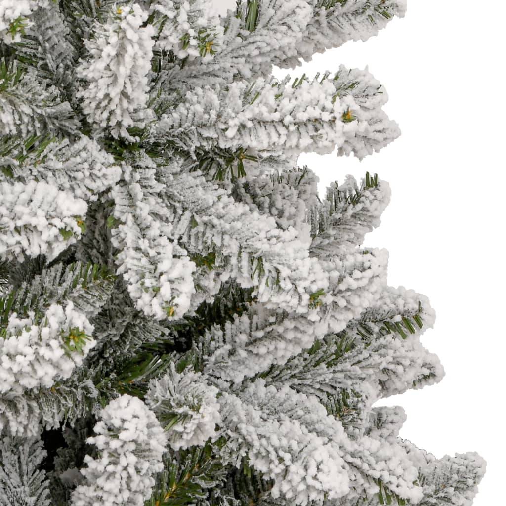 ComfortXL - Sapin de Noël artificiel floqué PVC très grande taille intérieur Blanc 300 cm – ComfortXL Outdoor Living - Image 6
