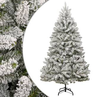 ComfortXL - Sapin de Noël artificiel floqué PVC très grande taille intérieur Blanc 300 cm – ComfortXL Outdoor Living