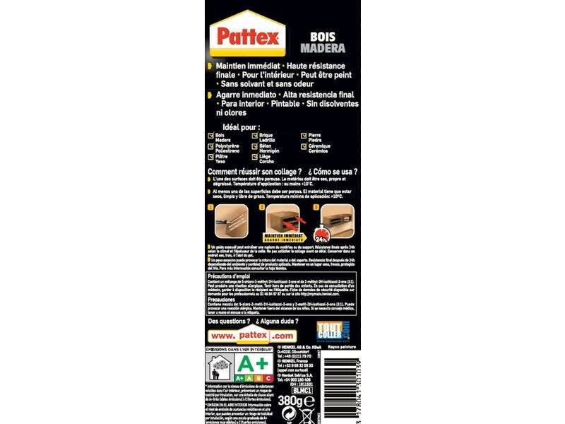 Pattex - PATTEX COLLE BOIS PLINTHES 380 GR - Image 2