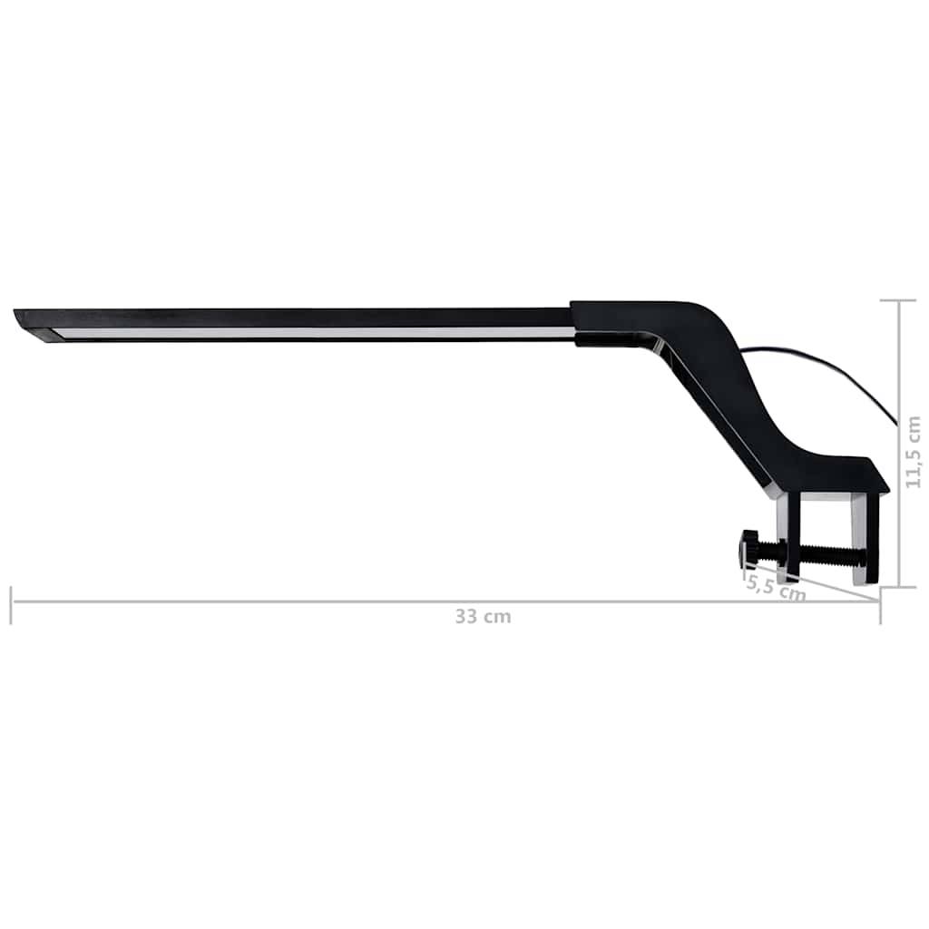 Lampe LED à Pince pour Aquarium Design Fin Lumière Bleue et Blanche 35-55 cm - ComfortXL Outdoor Living - Image 5