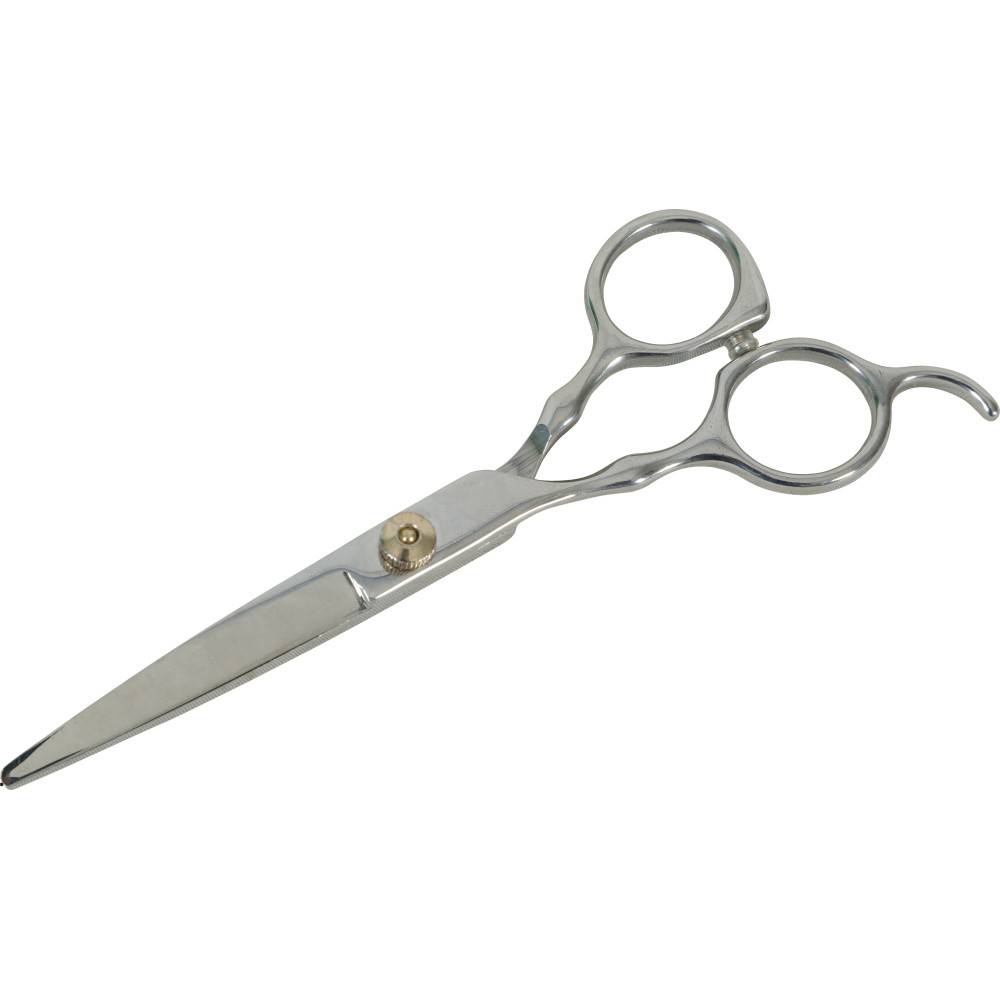 Zolux - Tijeras rectas con punta redonda 17 cm acero inoxidable para perro - Imagen 1