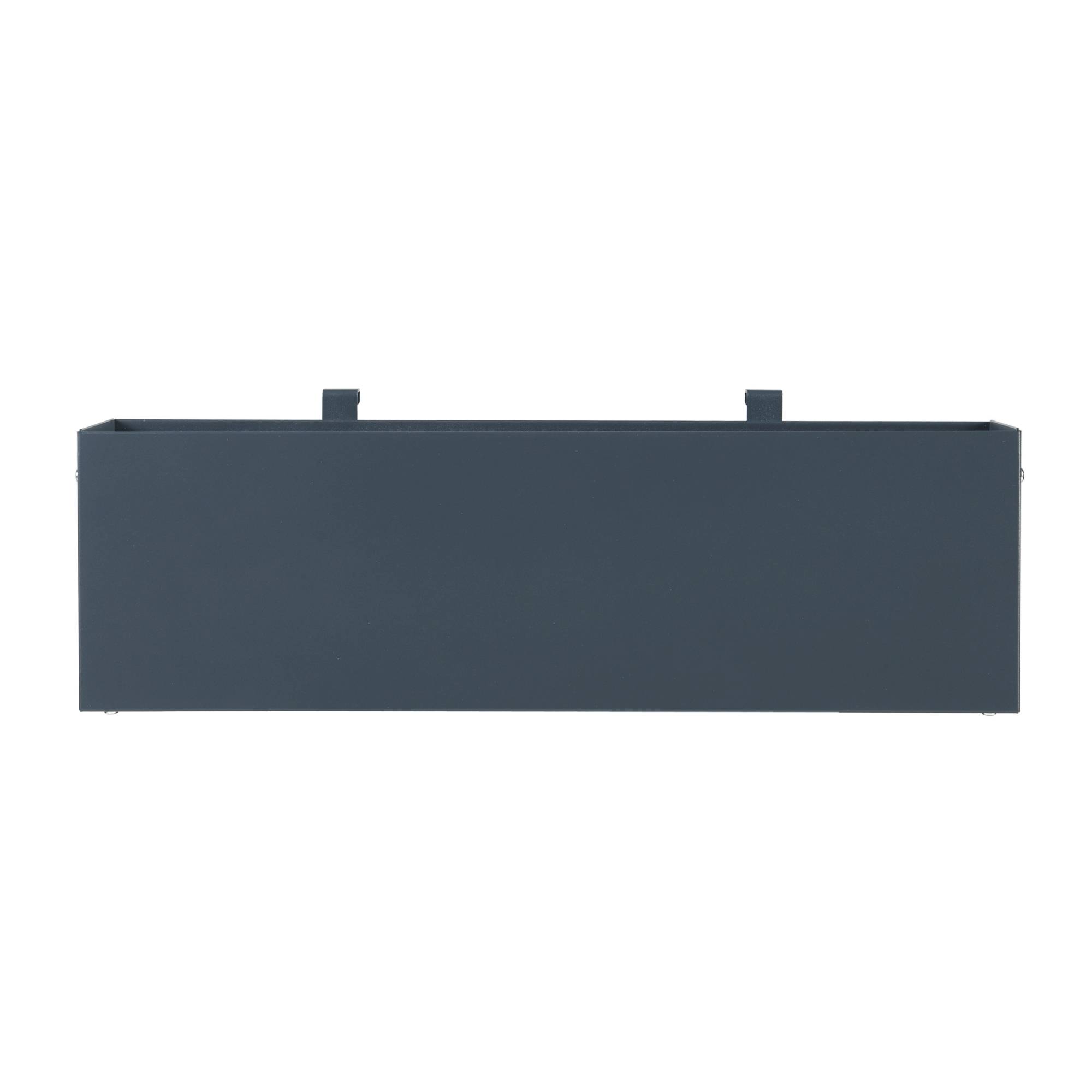 Jardinière suspendue Achtkarspelen acier galvanisé 50 x 12 x 15 cm anthracite [en.casa] - Imagen 6