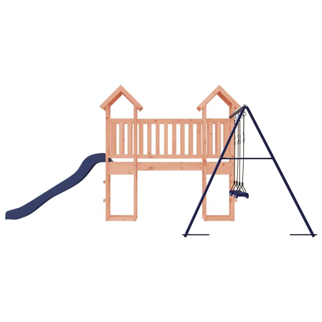Helloshop26 - Aire de jeux d'extérieur balançoires toboggan portiques robuste jeux jardin 308 x 461 x 207 cm bois massif de douglas - Imagen 5