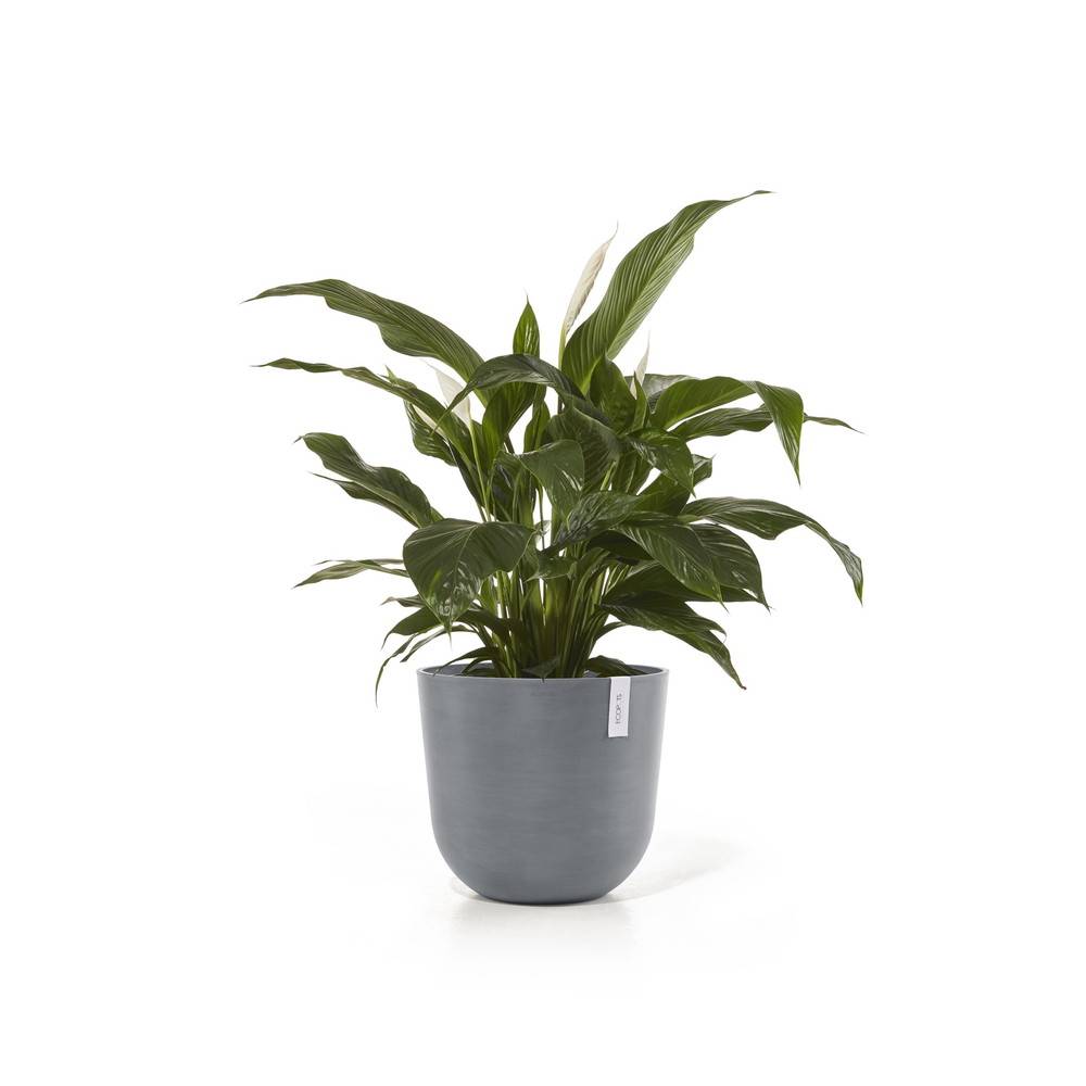 Ecopots - Pot Rond Oslo 45 Bleu Gris - Ø 45 x H. 39,2 cm - 46,6 L ECOPOTS
