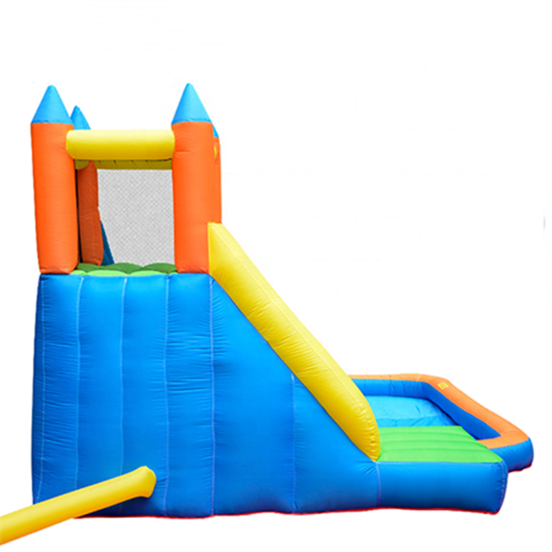 COSTWAY Château Gonflable 6 en 1 avec Escalade Toboggan à Jet d'Eau Gr... pas cher